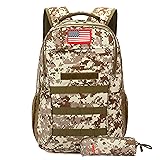 outdoor plus Camo Backpack for Boys,Military Teen