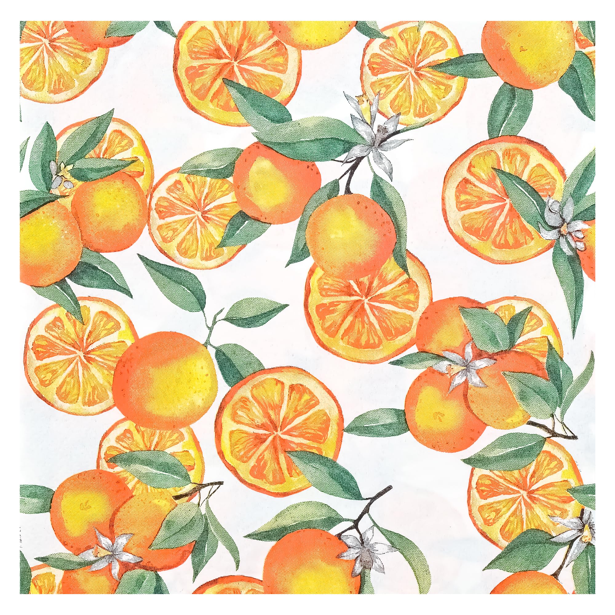Photo 1 of 100Pcs Orange Party Napkins Watercolor Oranges Citrus Disposable Paper Napkins Little Cutie 6.5" Luncheon Cocktail Dinner Hand Napkin for Birthday Baby Shower Party Supplies