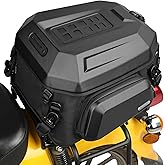 Rhinowalk Motorcycle Tail Bag Travel Luggage Expandable Motorcycle Helmet Bag 23L-35L Waterproof All Weather/Trunk/Rack Bag with Sissy Bar Straps-New Upgrade