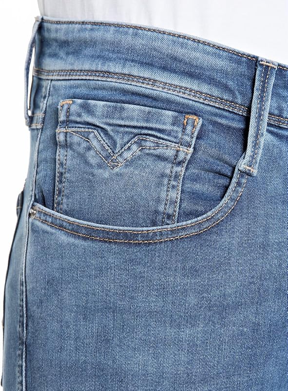 Jeans da Uomo Anbass, Medium Blue 009 (Blu), 31W/34L