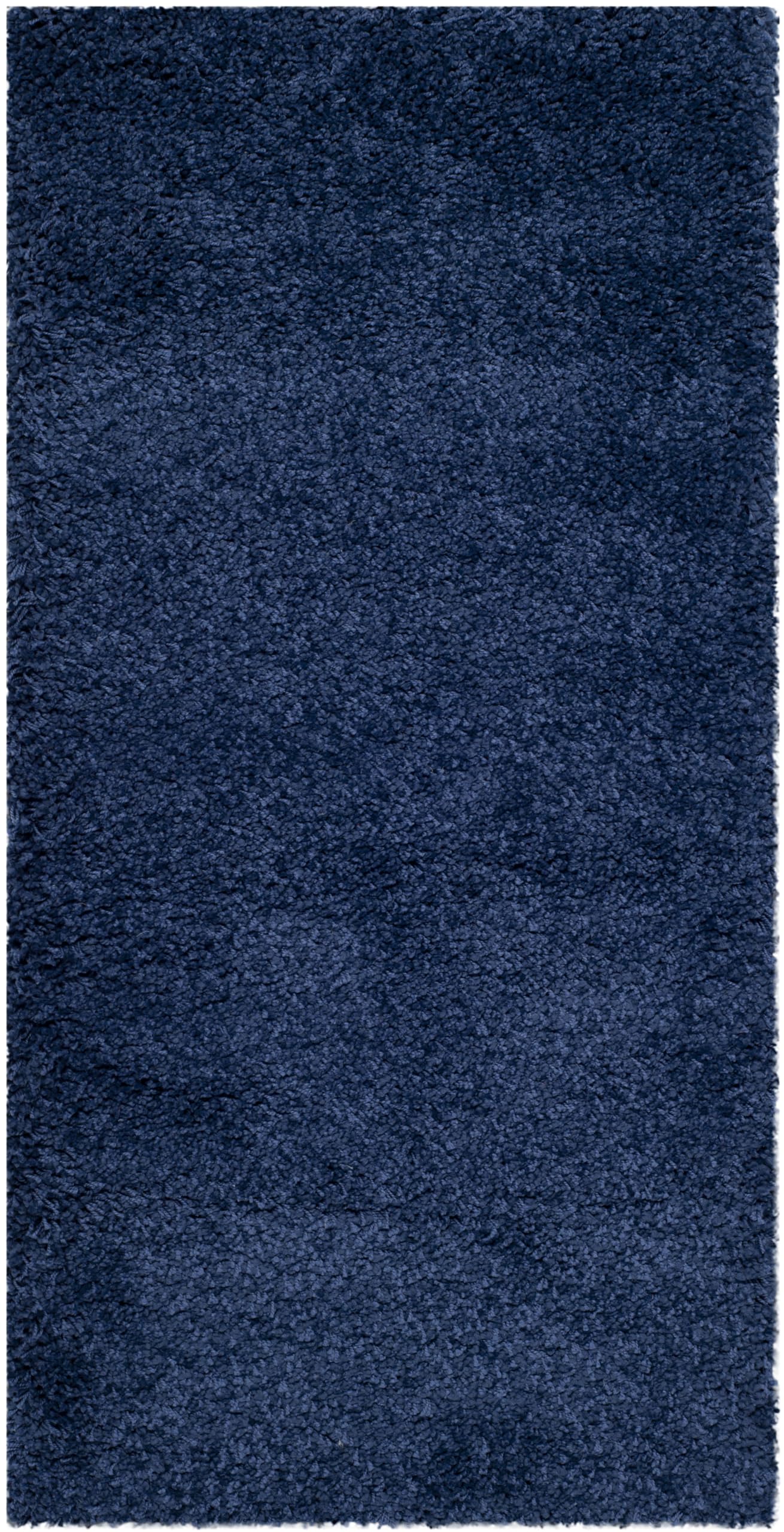 Safavieh Shaggy Rug for Living Room Dining Room Bedroom - Milan Shag Collection High Pile Navy 24" X 36"