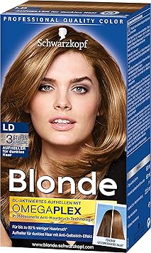 Schwarzkopf Blonde Aufheller LD Haarentfärber, Stufe 3, 3er Pack (3 x 142 ml)
