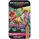 Prismacolor 92885T Premier Colored Pencils, Soft Core, 36 Piece