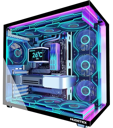 Amazon.com: ZXCVBNAS PC Gaming Case - USB3.0 Port - Tempered Glass