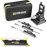 Work Sharp Precision Adjust Elite Knife Sharpening System Including Additional Sharpening Stones, Carry Case and Pocket Knife