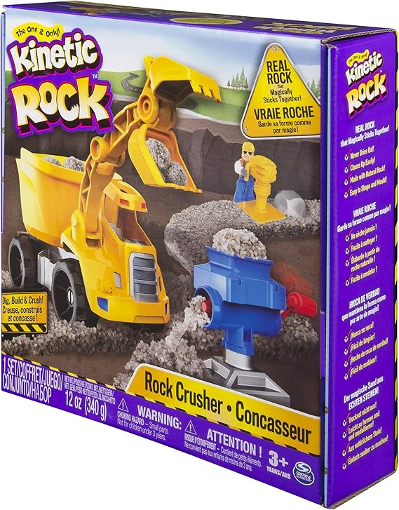 kinetic rock crusher playset