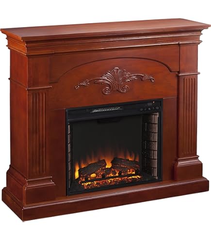 Amazon.com: SEI Furniture Cardona Carved Wood & Faux Marble