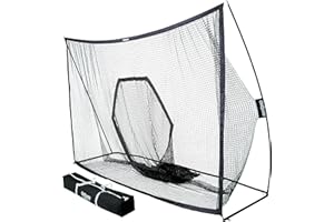 GoSports Golf Practice Hitting Net - Choose Between Huge 10 x 7 ft or 7 x 7 ft Nets - Personal Driving Range for Indoor or Outdoor Use - Designed by Golfers for Golfers