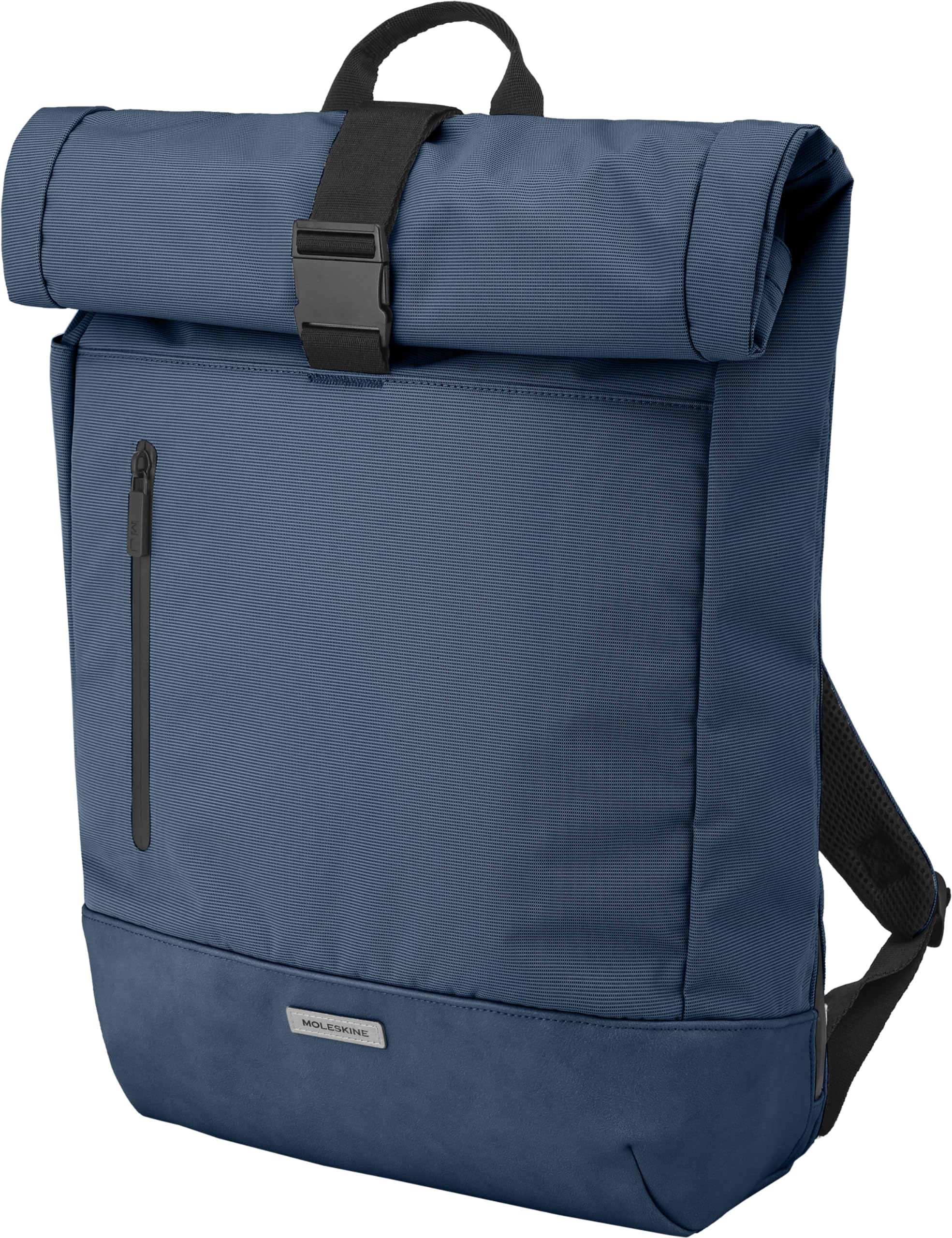 Moleskine Metro Collection RollTop Backpack, Fits up to 15" Laptop / Tablet / iPad, Size 50 x 32 x 13 cm, Sapphire Blue