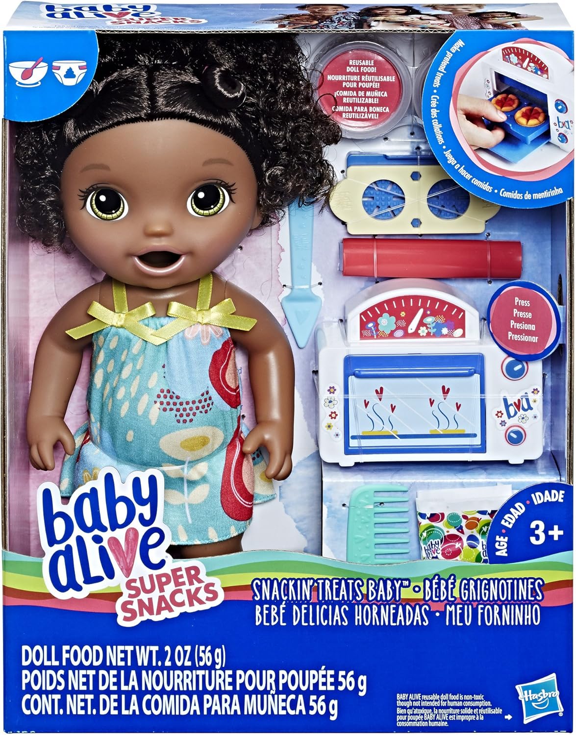 baby alive black curly hair