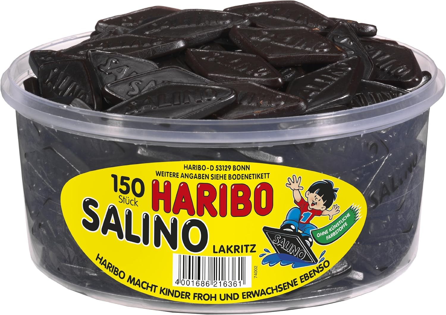 Haribo Salino Réglisses, Bonbons à la Réglisse, 150 Pièces, Boîte de 1200 gr Amazon.fr Epicerie