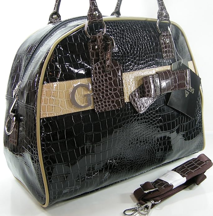 Guess G Logo Carry On Luggage Travel Tote Purse Bag