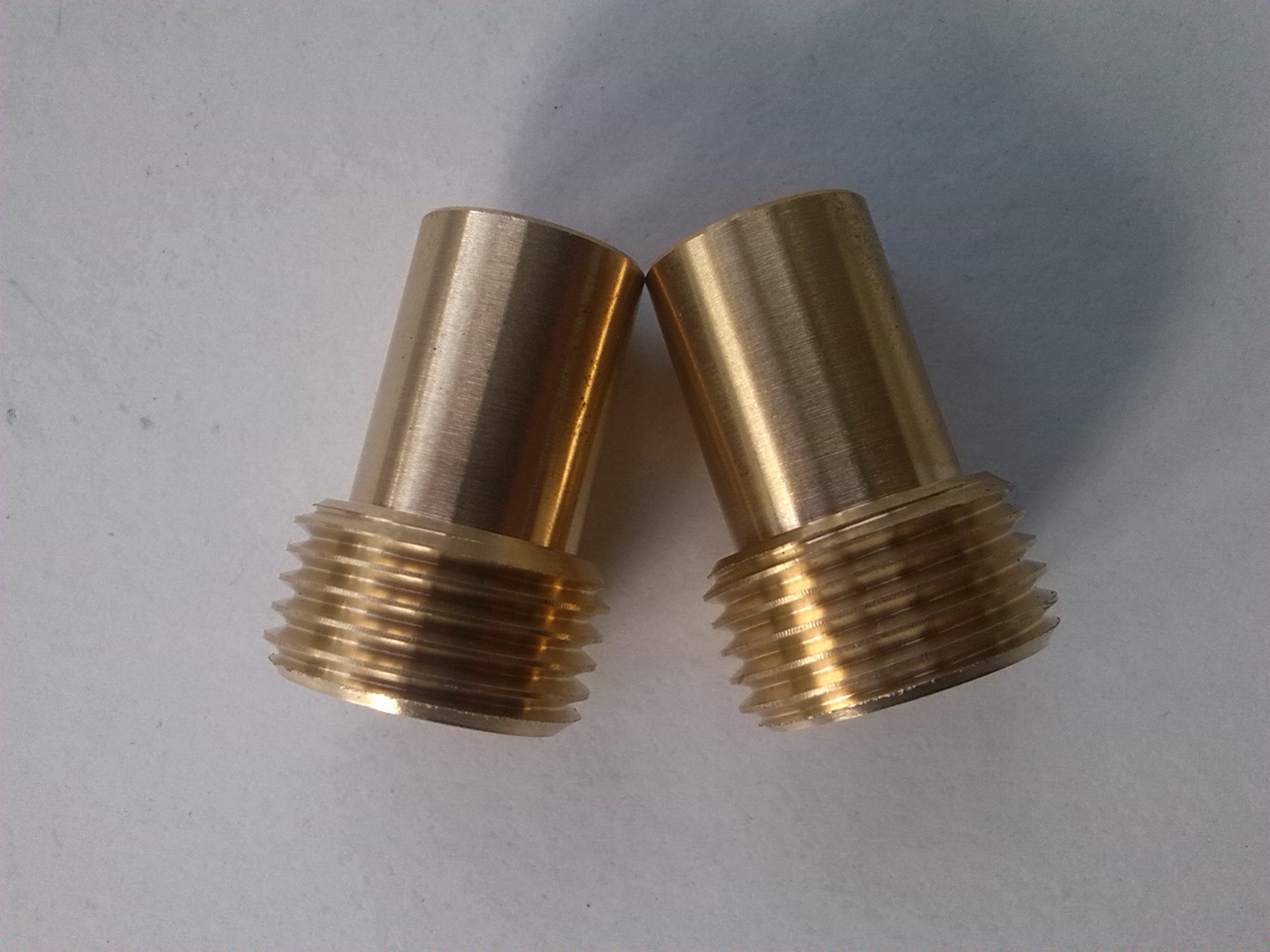 GASERVE LONDON LTD 15MM X 1/2 BSP Adaptor Flexible TAP Connector (1 Pair)