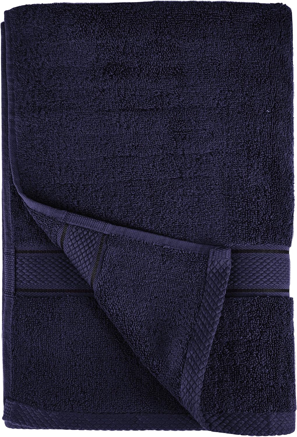 Pinzon 6 Piece Blended Egyptian Cotton Bath Towel Set - Navy: Home & Kitchen