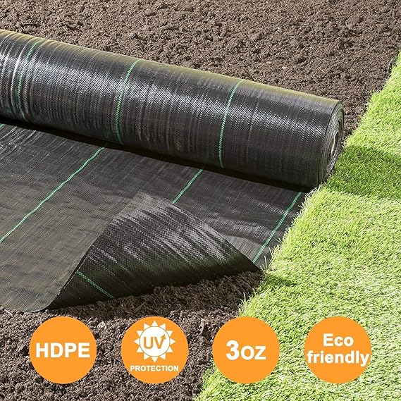 Weed Barrier Landscape Fabric Weed Block Gardening Mat Heavy Duty UV