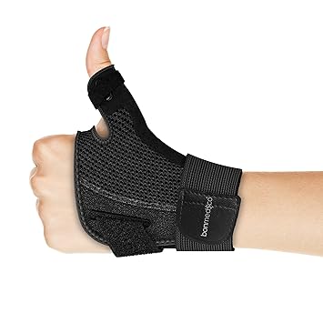 bonmedico Forte Flexible Daumenbandage Für Links & Rechts, Daumenschiene Schützt Sattelgelenk & Daumengrundgelenk, Daumenorth