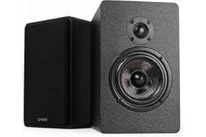 Micca MB42X G2 Passive Bookshelf Speakers for Home Theater Surround Sound, Stereo, and Passive Near Field Monitor, 2-Way (Black, Pair)