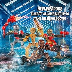 Zing Klikbot Complete Set of 4 Poseable Action