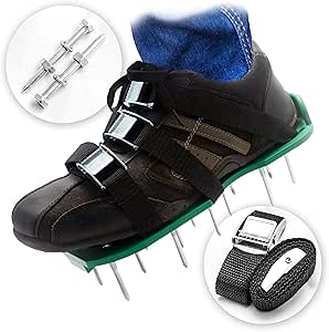 Amazon.com : Pre Assembled Lawn Aerator Shoes with 4 ...