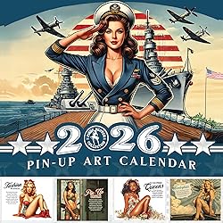 PinUp Calendar 2026, XL Premium Retro Pin-Up