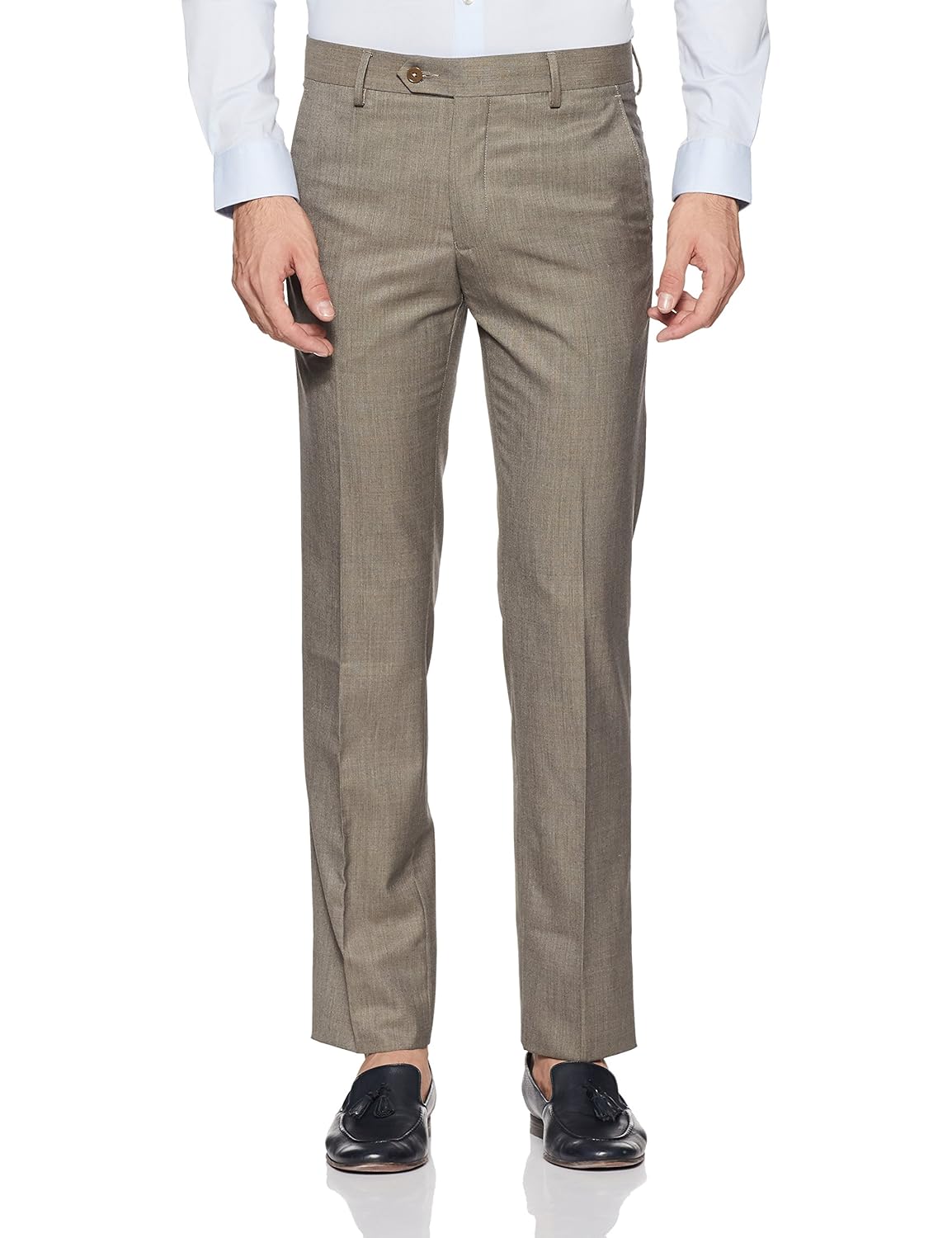 van heusen men's slim fit formal trousers