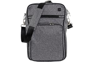 JuJuBe Helix Multi-Functional Crossbody Messenger/Diaper Dad Bag, XY Collection - Gray Matter