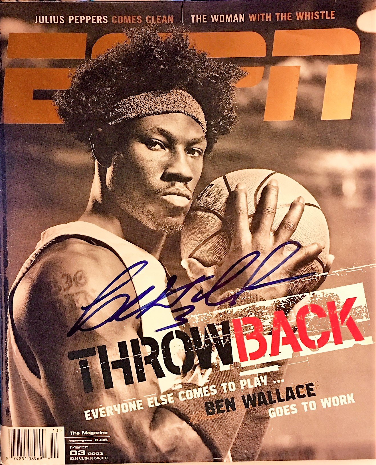 ben wallace autograph