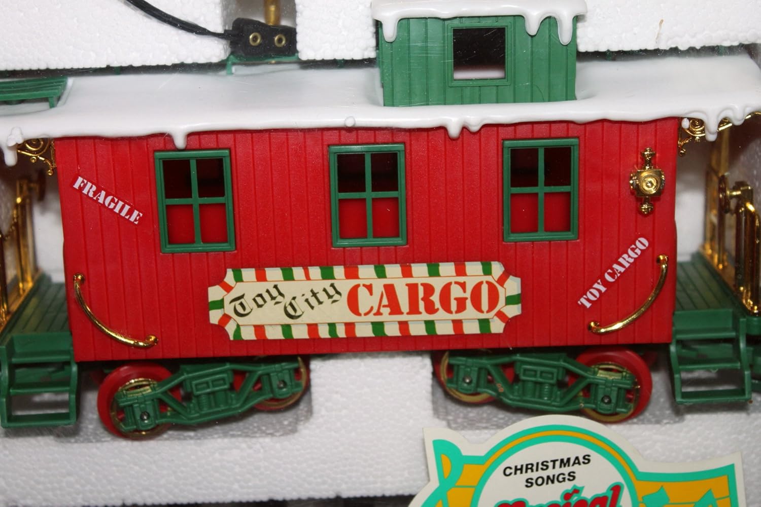 musical christmas express train set