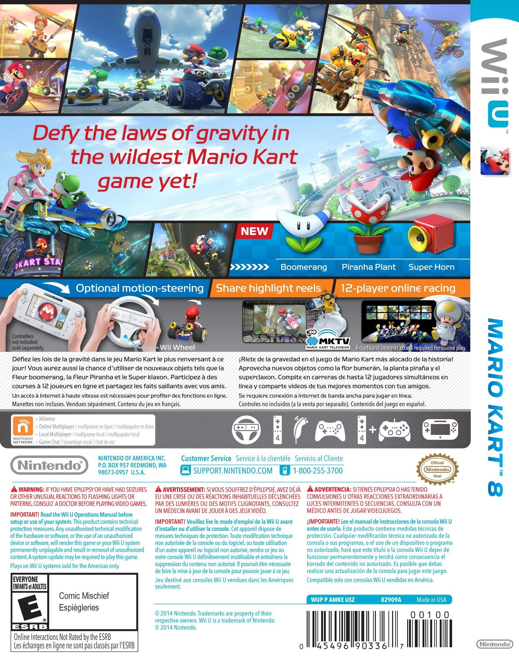 Mario Kart 8 - Nintendo Wii U (Renewed)