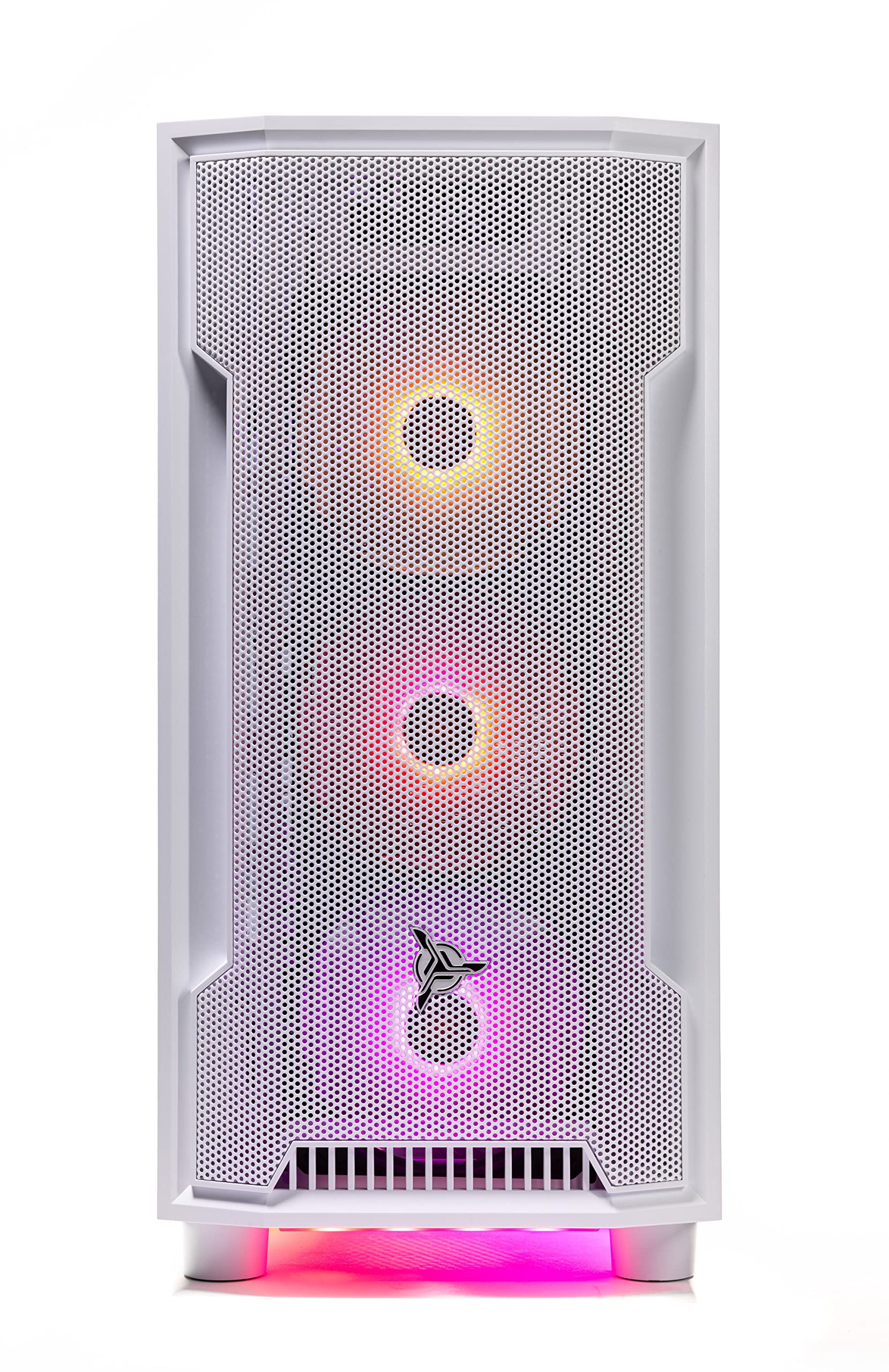 Skytech Gaming Archangel Gaming PC Desktop – AMD Ryzen 5 3600 3.6 GHz, NVIDIA RTX 3050, 500GB NVME SSD, 8GB DDR4 RAM 3200, 600W Gold PSU, 11AC Wi-Fi, Windows 11 Home 64-bit