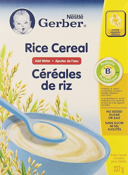 rice cereal with water