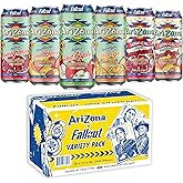 AriZona x Fallout Energy Drink - Green Tea Variety Pack, 15 fl oz (12 Pack)