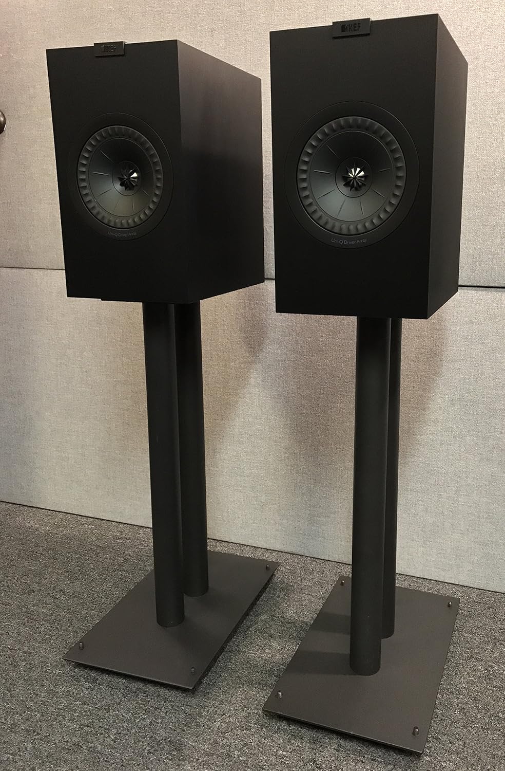 Speaker Stands Home & Kitchen Vega KEF Q350 Steel Bookshelf Speaker