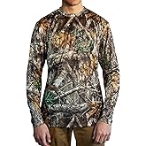 HOT SHOT Men’s Camo Hunting Long Sleeve Shirt – Quick Dry Performance Shirt