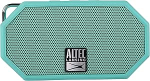 Altec Lansing Mini H2O - Wireless Bluetooth Waterproof Speaker, Floating, IP67, Portable, Strong Bass, Rich Stereo System, Microphone, 30 ft Range, Lightweight, 6-Hour Battery, Mint (IMW257-MNT-GRP)