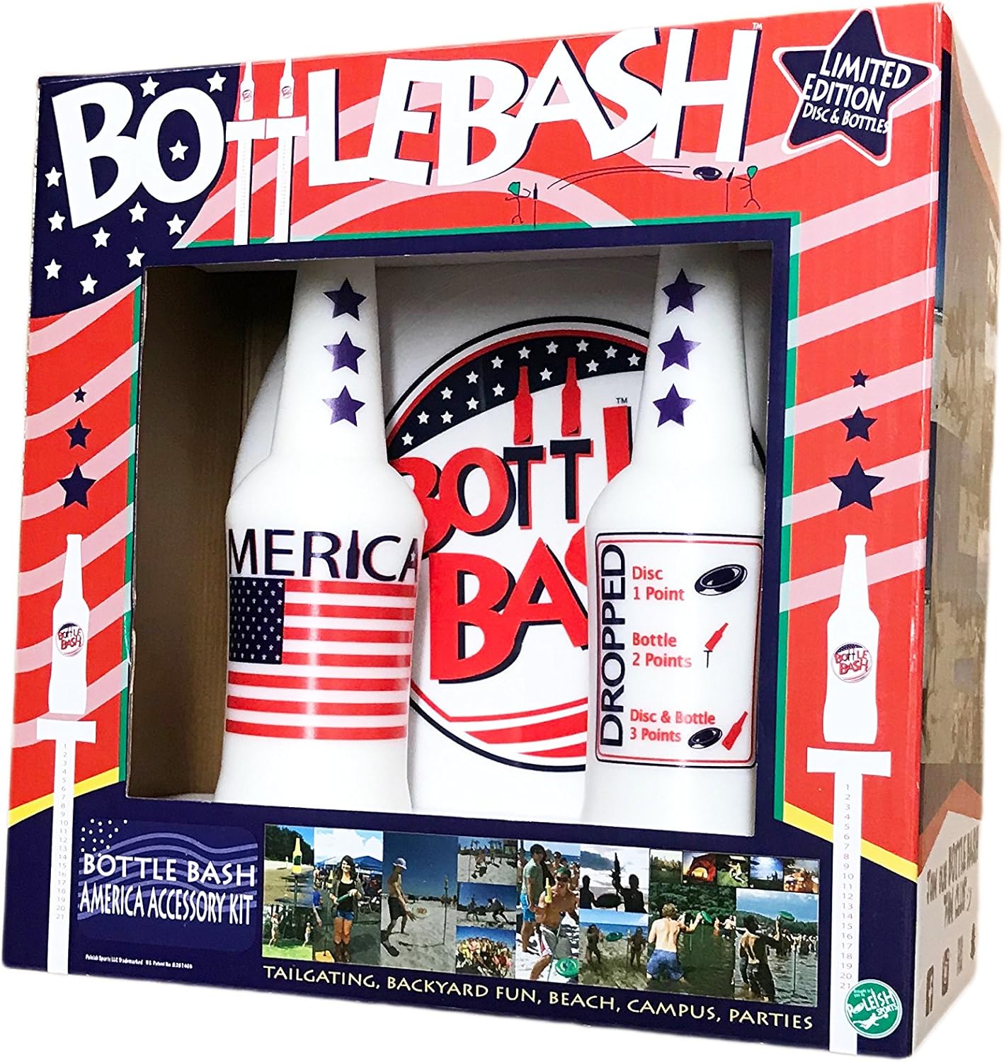Bottle Bash America Stars & Stripes Accessory (Polish Horseshoes