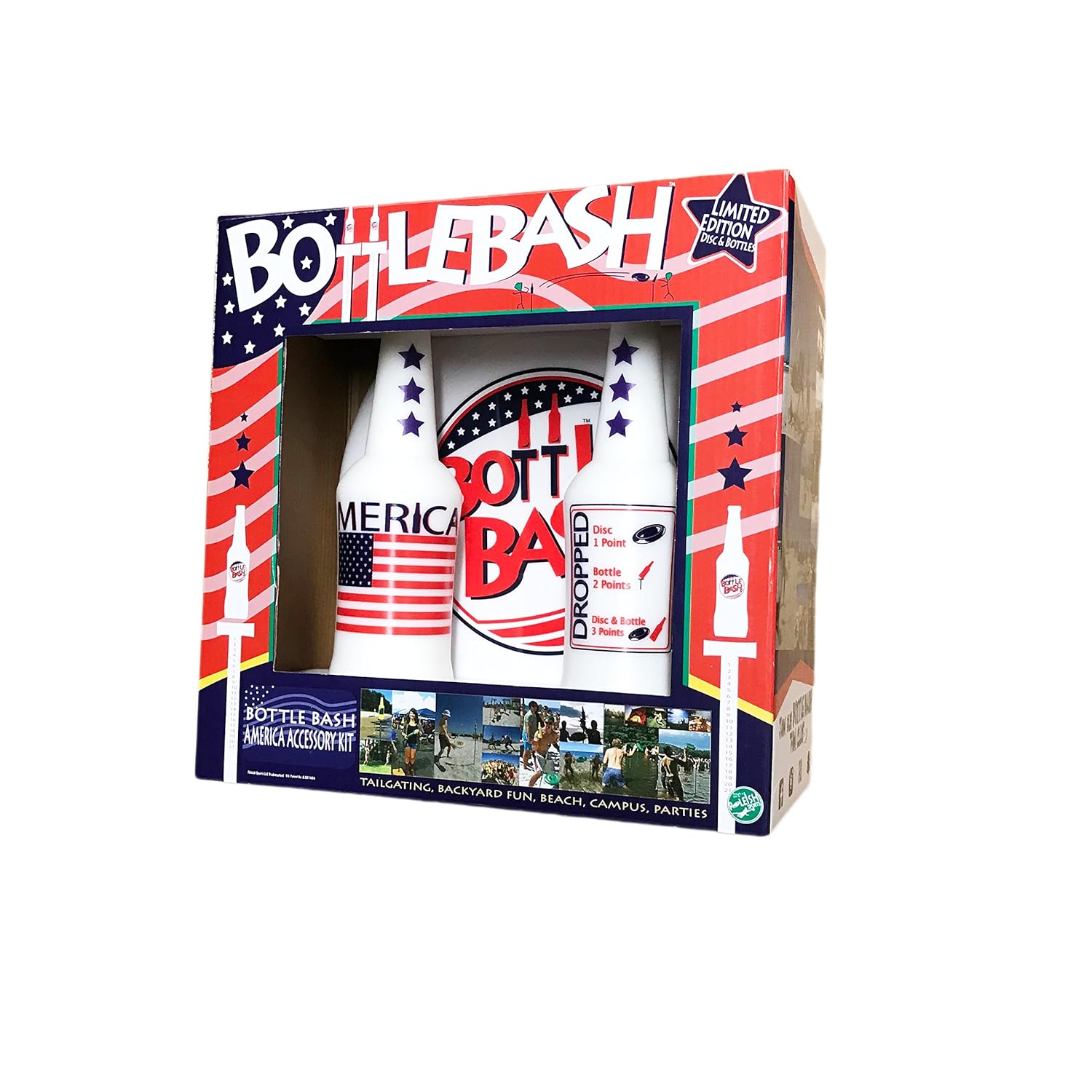 Bottle Bash America Stars & Stripes Accessory (Polish Horseshoes, Beersbee)