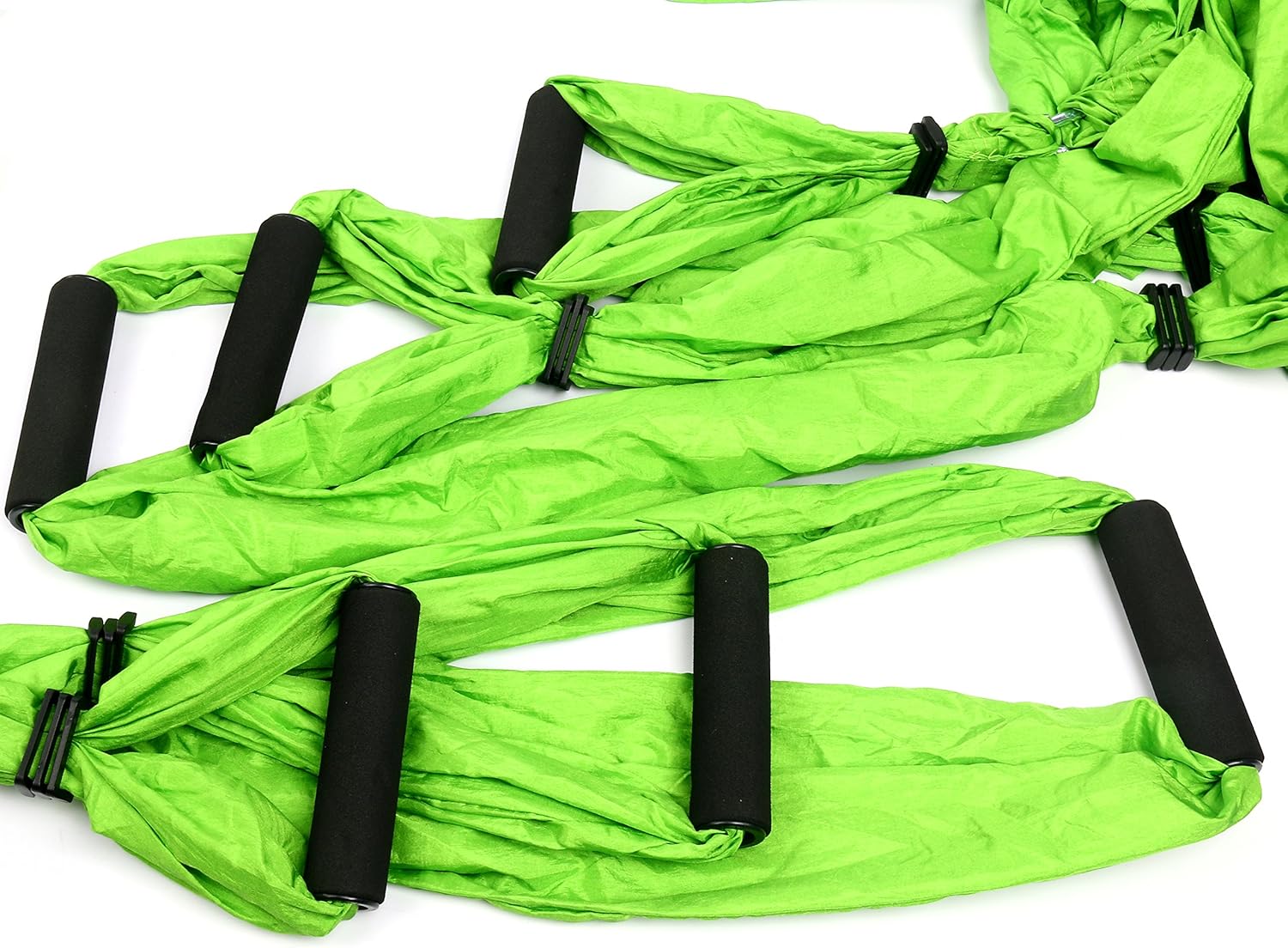 Yaegoo Aerial Yoga Swing Set - Yoga Hammock Swing -Wide Flying Yoga Inversion Tool - Antigravity Ceiling Hanging Yoga Sling - Women Men Kids Arial Acro (Green) : Sports & Outdoors