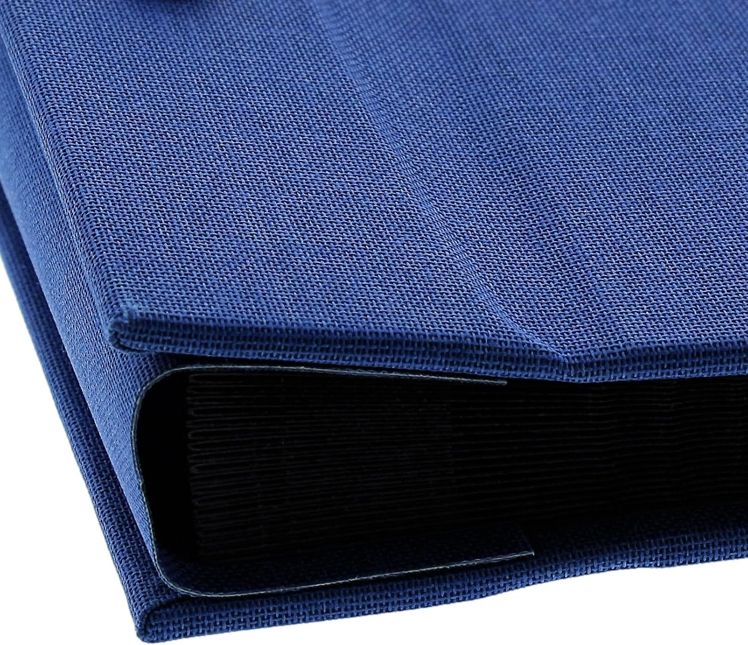 Goldbuch Photo Album Trend, Bella Vista, 39 x 31 cm, 40 Black Pages with Glassine Dividers, Extensible, Linen, Blue, 28975 - Image 5