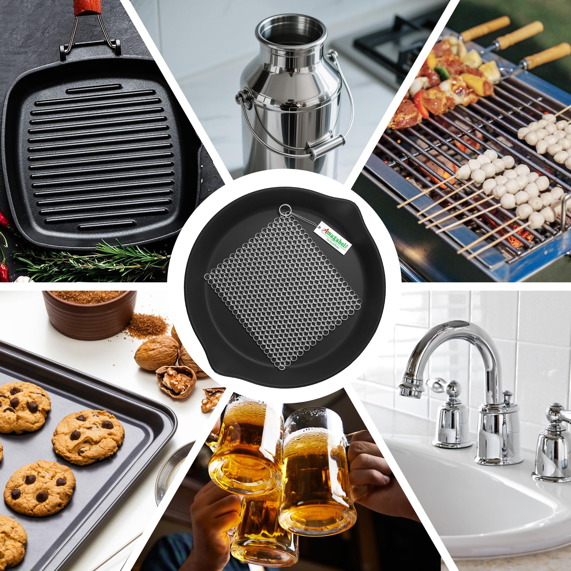 Amagabeli Cast Iron Cleaner 8