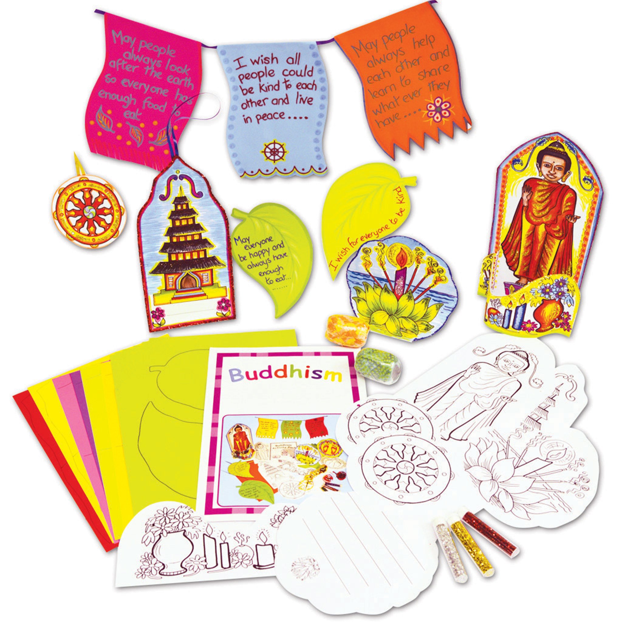 Springboard 10233 Buddhism Craft Activity and Learning Resource Pack KS1 KS2