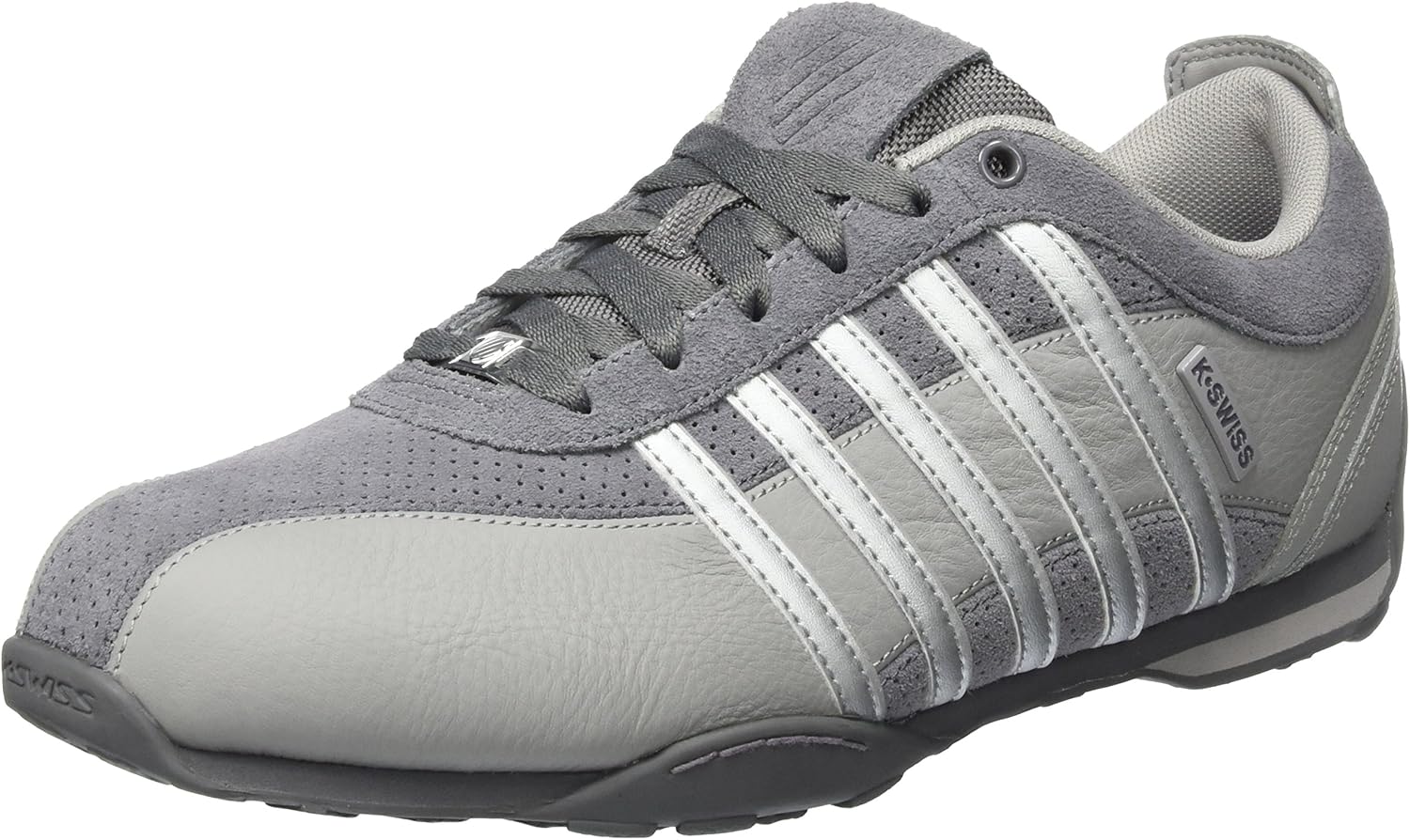 KSwiss Men's Arvee 1.5 LowTop Sneakers, Grey (Charcoal/paloma 020), 6