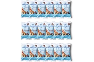 Melegatti Soft Croissant, Chocolate Filling, Real Butter, Fresh Mother Yeast, Perfect Pastry or Snack, Non-GMO, Naturally leavened, No Trans Fat, Italian Import (Pack of 18 individually warped)