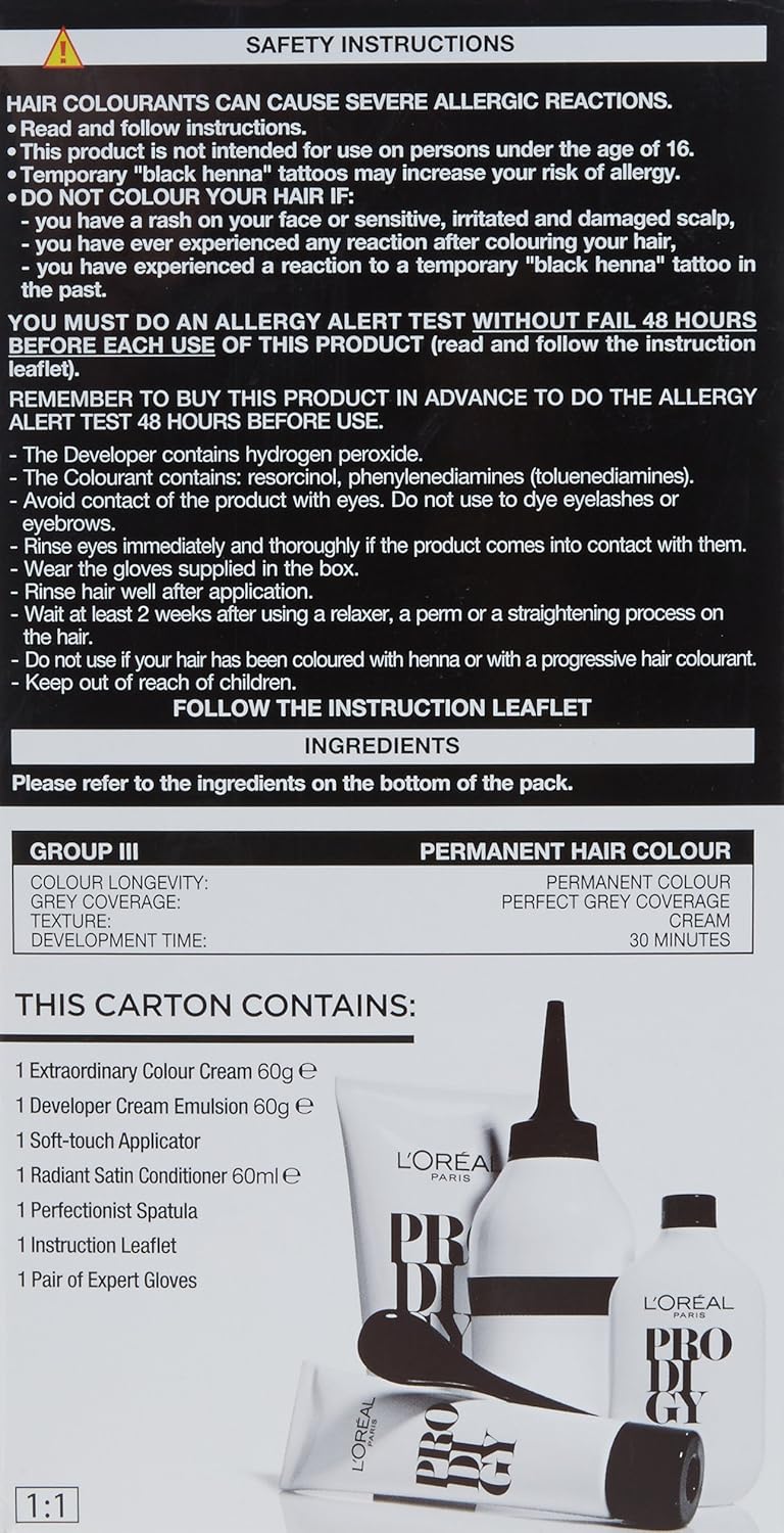 L'Oreal Prodigy 7.0 Almond Natural Dark Blonde Hair Dye: Amazon.co.uk:  Beauty