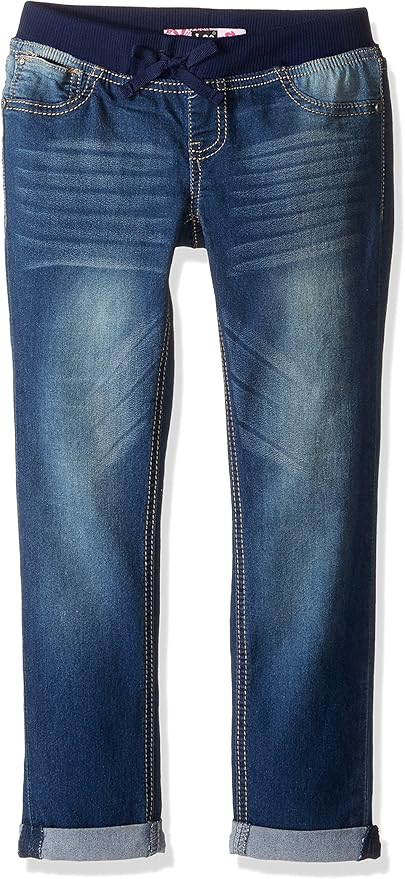 girls knit waist jeans