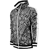 SCREENSHOT Mens Urban Hip Hop Premium Track Jacket - Slim Fit Side Taping Sportswear Urbanwear Streetwear Fashion Top