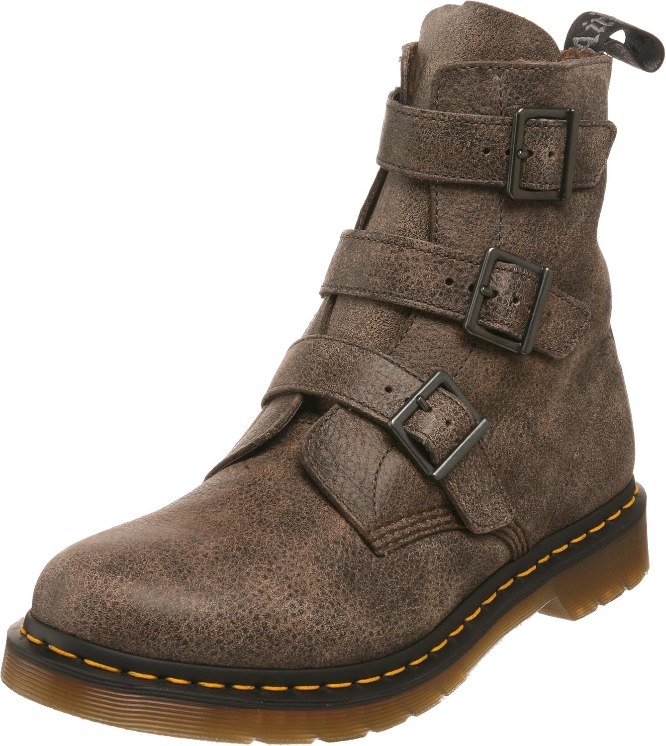 dr martens buckle boots women's