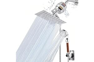 Filter Shower Head with Handheld Spray -20-Stage Shower Filter, 3-Stage Filtration Handheld Spray, Rust-Resistant Stainless S