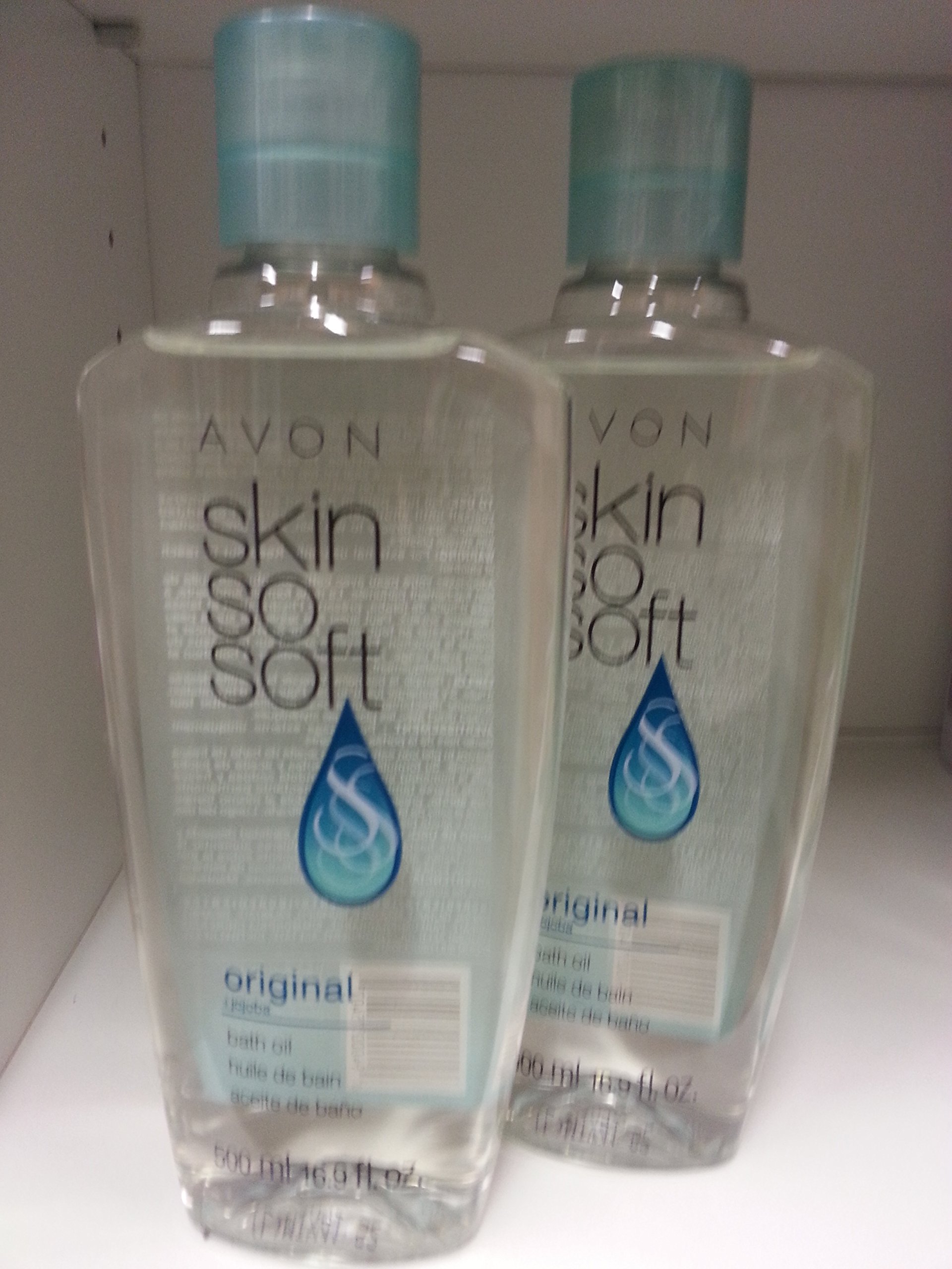 Lot of 2 Avon Skin So Soft SSS Original Bath Oil 16.9 oz ea New... Free