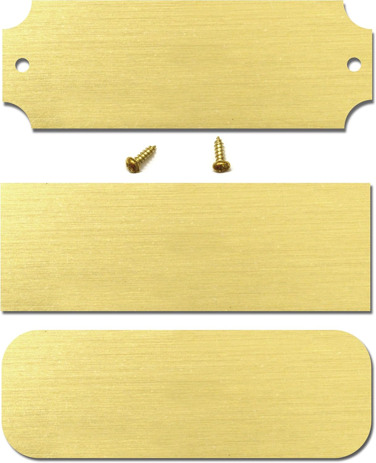 1" H x 2.5" W, Solid Brass Satin Lacquered Perpetual